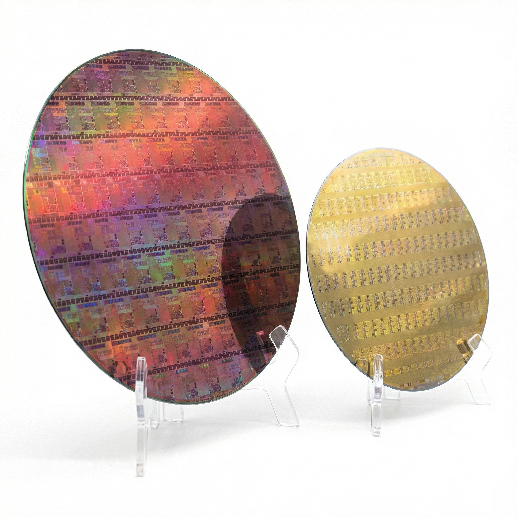 Genuine 12/14-inch Silicon Wafer — Engineering Sample (Display Only)