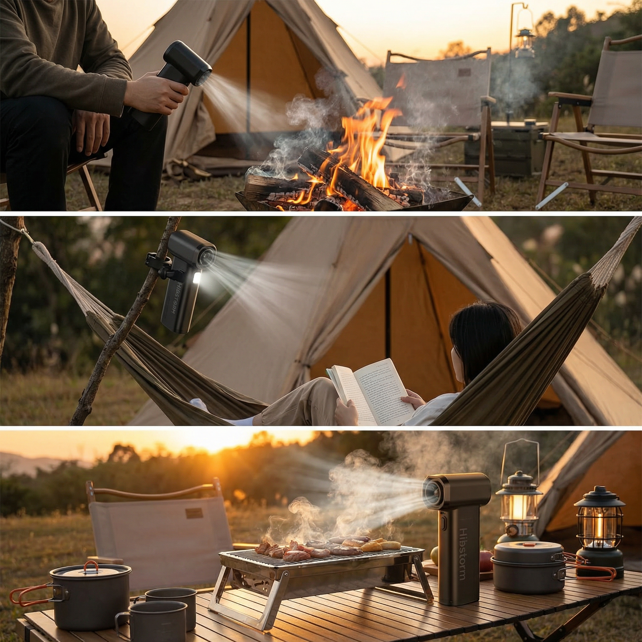 Hibstorm 007 Ultra Violent Turbo Handheld Fan – High-Speed Brushless Turbo Airflo