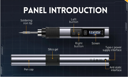 Soldering Iron With Portable Soldering Toolbox From FNIRSI
