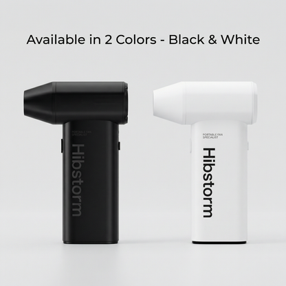 Hibstorm 006 Compact Handheld Fan - 12W Brushless Motor | 228g Lightweight Portable Air Blower for Cleaning, Cooling & Daily Use