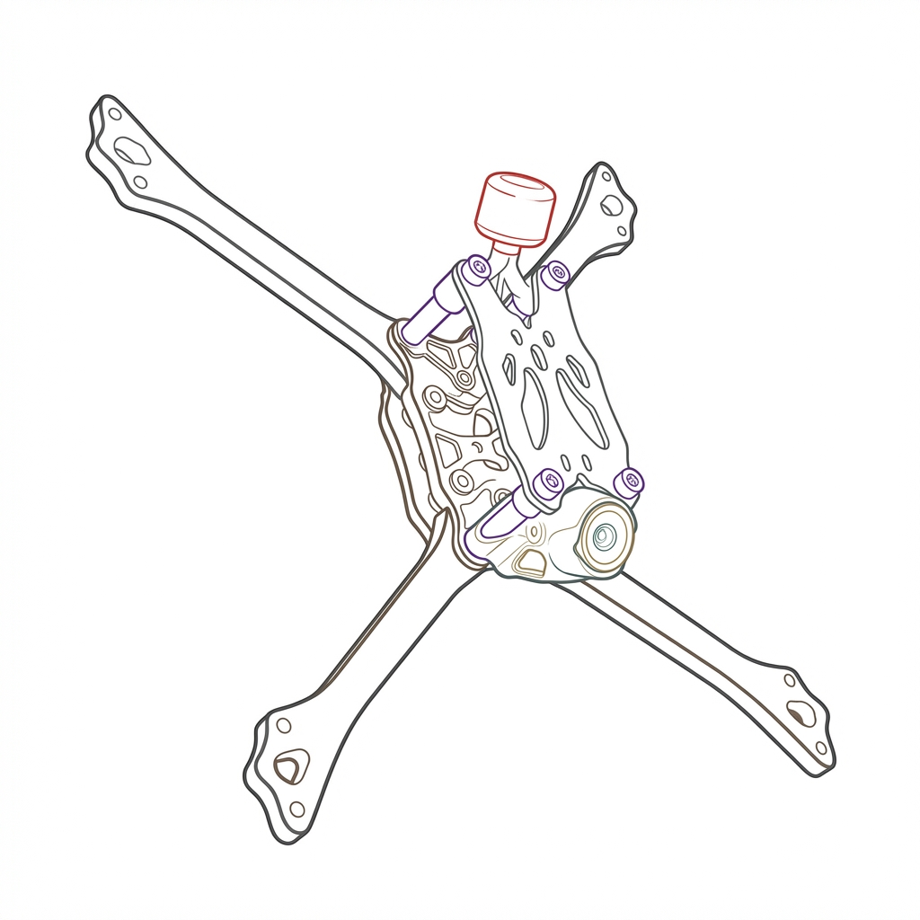 Bcrow Racing Frame V7 Kit New Model