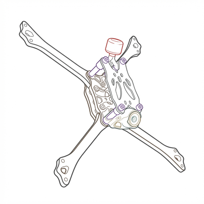 Bcrow Racing Frame V7 Kit New Model
